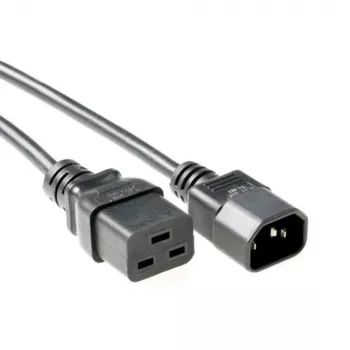 Power cord C14 - C19 black 0.5 m ACT Powercord AK5438