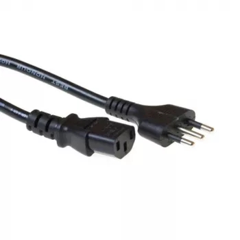 Power cord ACT Powercord Italian plug - C13 black 1.8 m