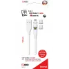 USB cable 2GO 797317 1m USB B USB C/Micro-USB B/Lightning White