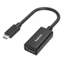 Video adapter HAMA USB-C to HDMI Ultra‑HD 4K (model 00300087) — passive connection for video/audio