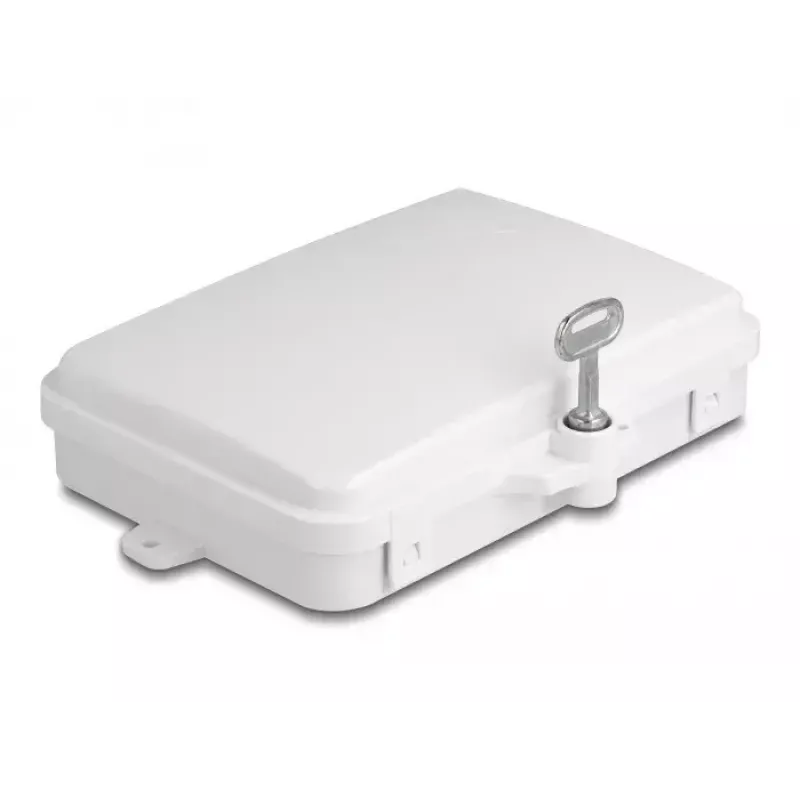 DeLOCK Fiber Optic Distribution Box 6 Port IP65 Waterproof White
