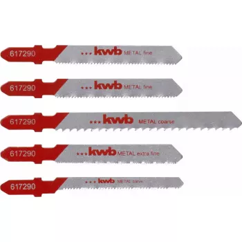 Jigsaw blade KWB 617290 High-Speed Steel HSS 5 pcs