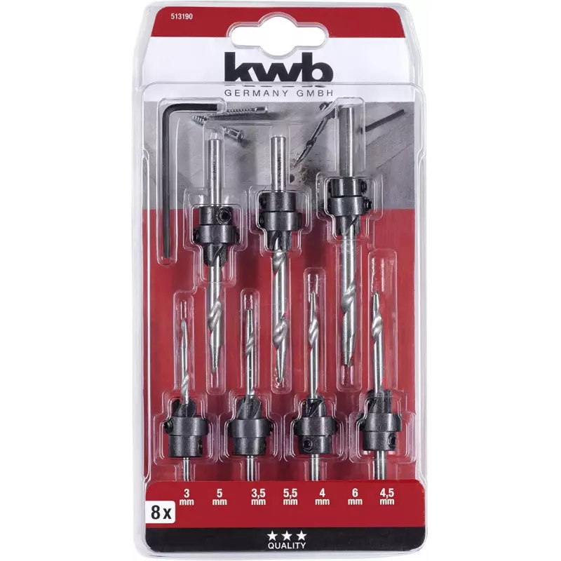 Drill Bit KWB 513190 Hardened Steel 11mm Depth 205mm Height