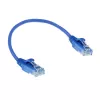 ACT Blue 0.15 meter LSZH U/UTP CAT6 datacenter slimline patch cable snagless with RJ45 connectors