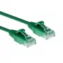 ACT Green 0.15 meter LSZH U/UTP CAT6 datacenter slimline patch cable snagless with RJ45 connectors