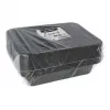 Disposable food storage container Papstar 96552 Polypropylene Black 227x178x45mm