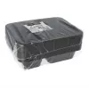 Disposable food storage container Papstar 96553 Polypropylene Black 227x178x45mm