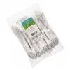 Disposable Fork Papstar 96427 Polypropylene 50 pcs White 185 mm