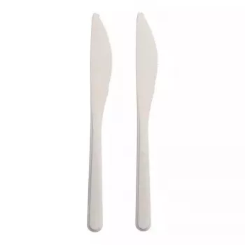 Disposable Fork Papstar 96428 Polypropylene 50 pcs White 185 mm