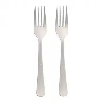 Disposable Fork Papstar 96462 Polypropylene 100 pcs White 190 mm