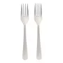 Disposable Fork Papstar 96462 Polypropylene 100 pcs White 190 mm