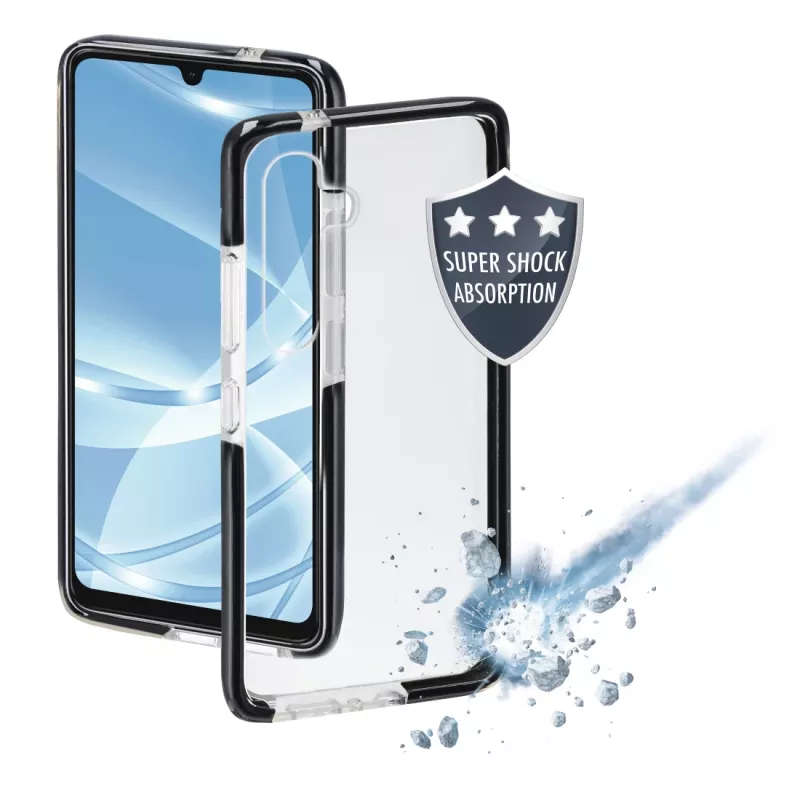 Hama Protector mobile phone case 16.8 cm (6.6 inch) Cover Black, Transparent