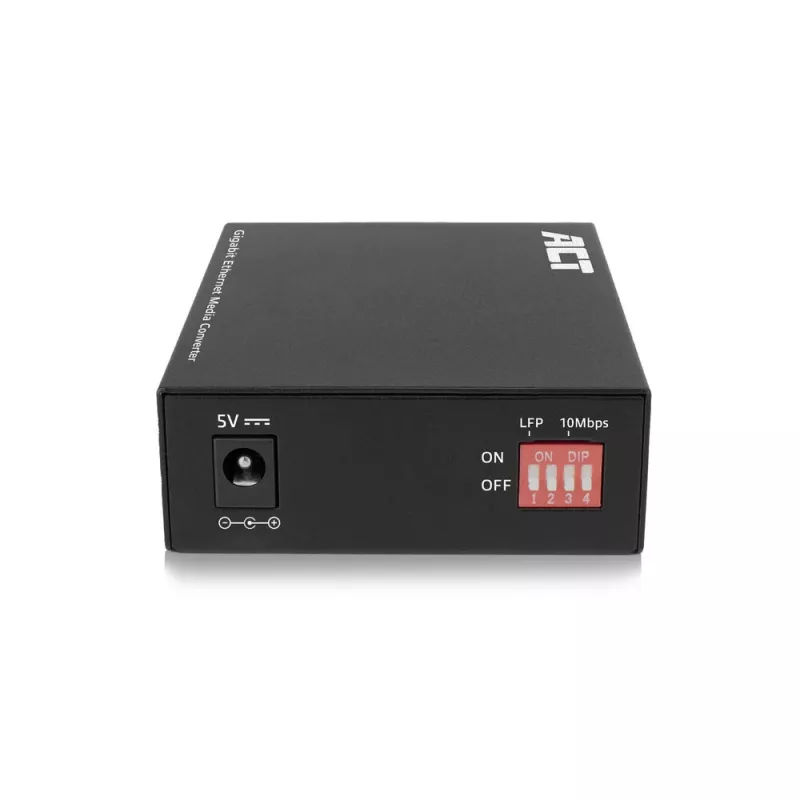 Network Media Converter ACT AC4451 1000 Mbit/s Multi-mode Single-mode Black
