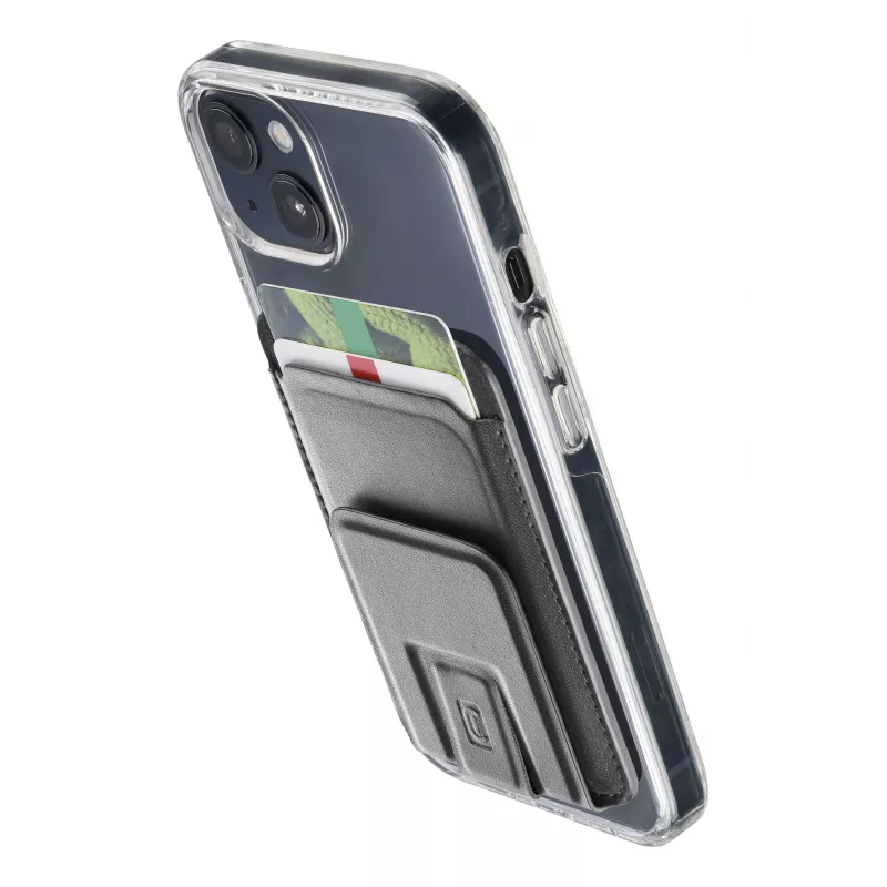 Cellularline Pocket Stand Mag Magnetic card holder with stand function compatible with MagSafe