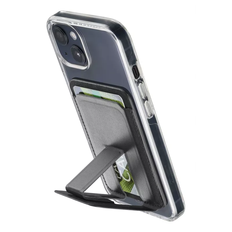 Cellularline Pocket Stand Mag Magnetic card holder with stand function compatible with MagSafe