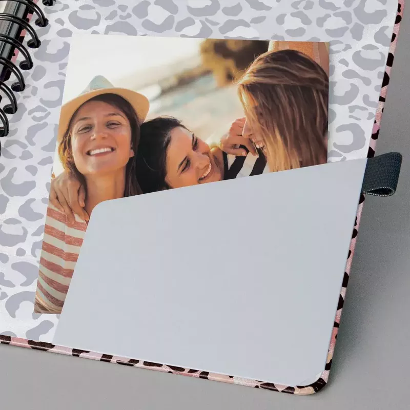Sigel Jolie JN653 writing notebook A5 120 sheets Apricot Black Pink