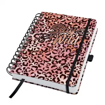 Sigel Jolie JN653 writing notebook A5 120 sheets Apricot Black Pink