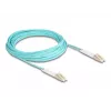 Optical Fiber Cable DeLOCK LC Duplex to LC Duplex OM3 10m