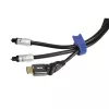 Hama 00221005 cable tie Hook & loop cable tie Nylon Black, Blue 12 pc(s)