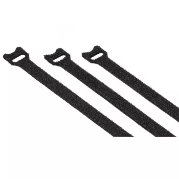 Hama 00221008 cable tie Hook & loop cable tie Nylon, Polypropylene (PP) Black 20 pc(s)