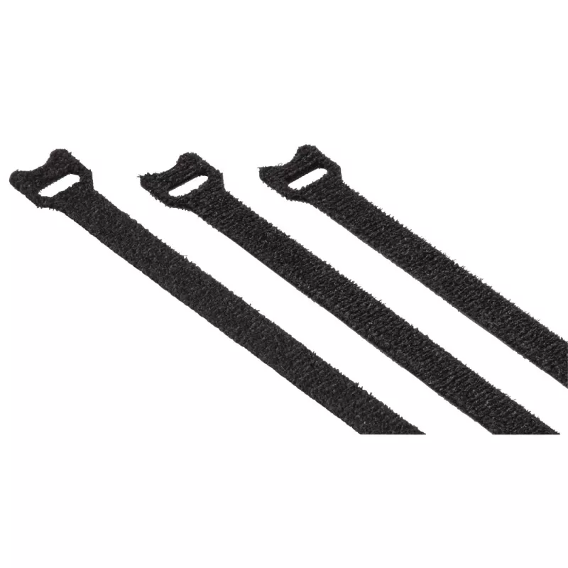 Hama 00221009 cable tie Hook & loop cable tie Nylon Black 20 pc(s)
