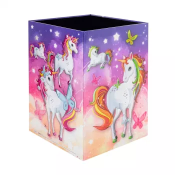 Trash Bin Herma Unicorn 19738 Colorful Design Durable Materials