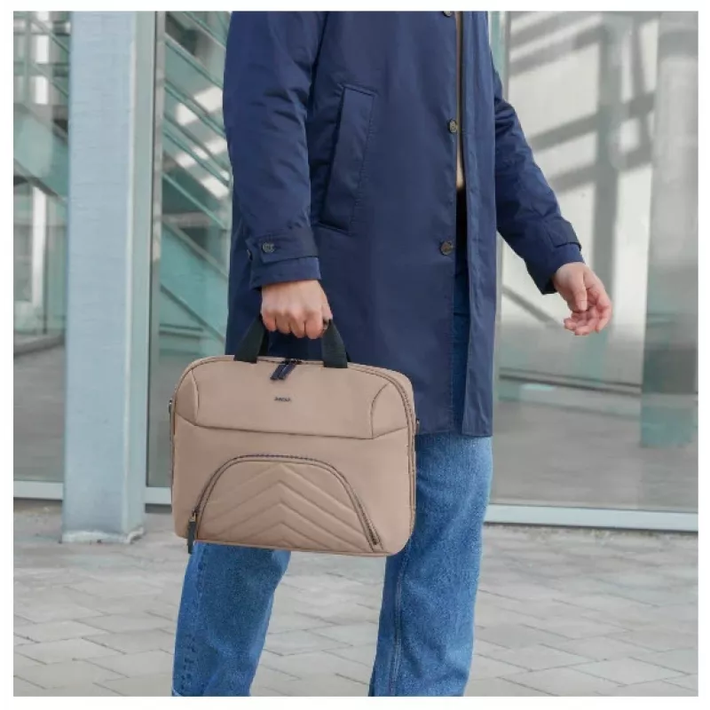 Hama Premium Lightweight 35.8 cm (14.1 inch) Toploader bag Beige