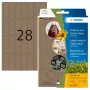 HERMA 2071 self-adhesive label Rounded rectangle Permanent Brown 12x40mm 672 pcs