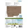 HERMA 2074 self-adhesive label Rounded rectangle Permanent Brown 52x82 mm 96 pcs
