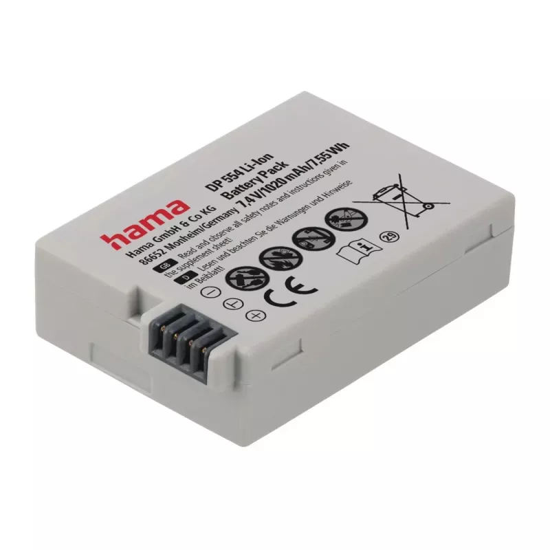 Hama DP 554 Lithium-Ion Battery 1020 mAh for Camera