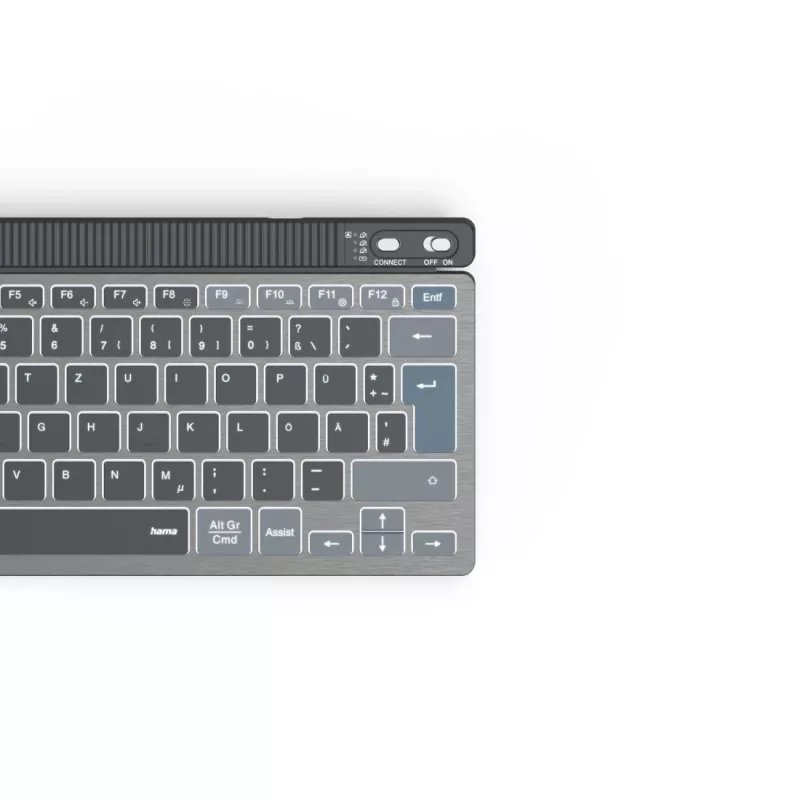 Hama WK-700 keyboard Home/Office Bluetooth QWERTZ German Anthracite, Black, Blue