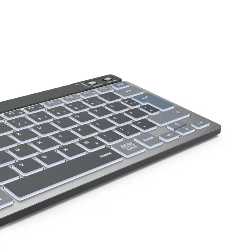 Hama WK-700 keyboard Home/Office Bluetooth QWERTZ German Anthracite, Black, Blue