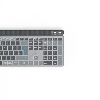 Hama WK-750 keyboard Home/Office Bluetooth QWERTZ German Anthracite, Black, Blue