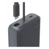 Hama “Travel” Power Pack with Cable, 10000mAh, 2 Outputs: 2x USB-C, anthracite