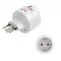 Hama 00223484 power plug adapter Type J Type C (Europlug) White