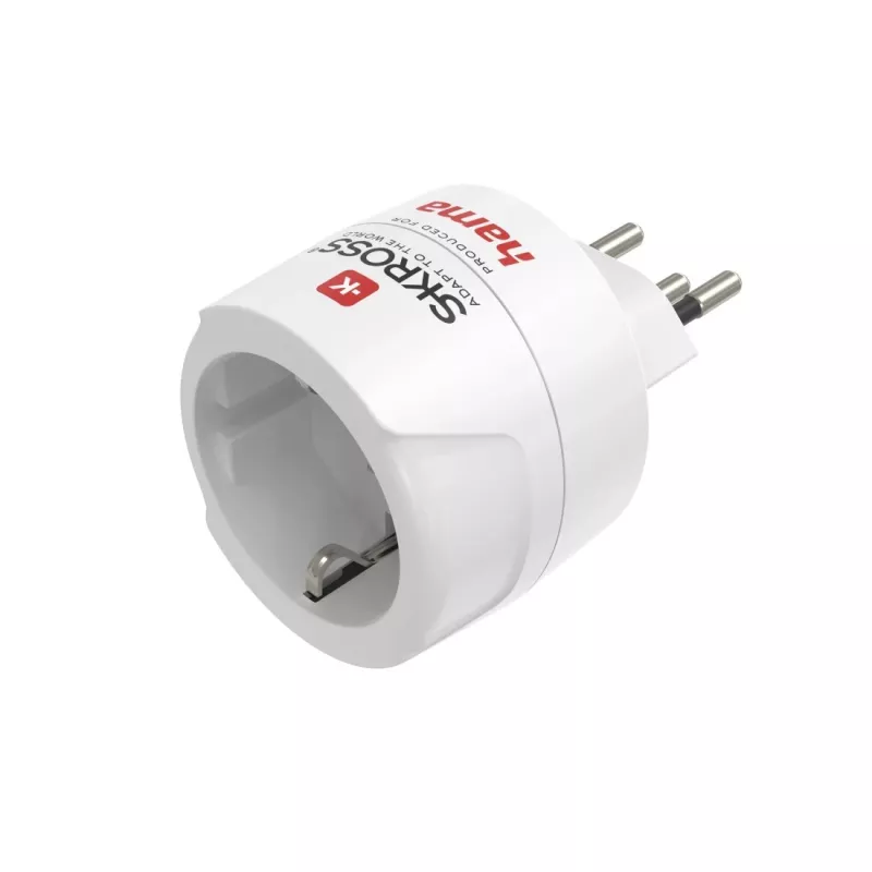 Hama 00223484 power plug adapter Type J Type C (Europlug) White
