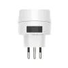 Hama 00223484 power plug adapter Type J Type C (Europlug) White