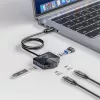 Manhattan USB-C & USB-A Combo Dock/Hub, Ports (4): USB-A (x2) and USB-C (x2), 5 Gbps (USB 3.2 Gen1 aka USB 3.0), Angled Shape for Easy Port Access, USB powered (no external power supply required)