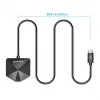 Manhattan USB-C & USB-A Combo Dock/Hub, Ports (4): USB-A (x2) and USB-C (x2), 5 Gbps (USB 3.2 Gen1 aka USB 3.0), Angled Shape for Easy Port Access, USB powered (no external power supply required)