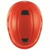Safety headgear UVEX 9731333 — HDPE plastic, red, adjustable 51–65 cm