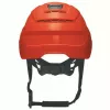 Safety headgear UVEX 9731333 — HDPE plastic, red, adjustable 51–65 cm