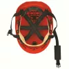 Safety headgear UVEX 9731333 — HDPE plastic, red, adjustable 51–65 cm
