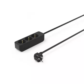 Hama 00223012 power extension 1.4 m 3 AC outlet(s) Indoor Black