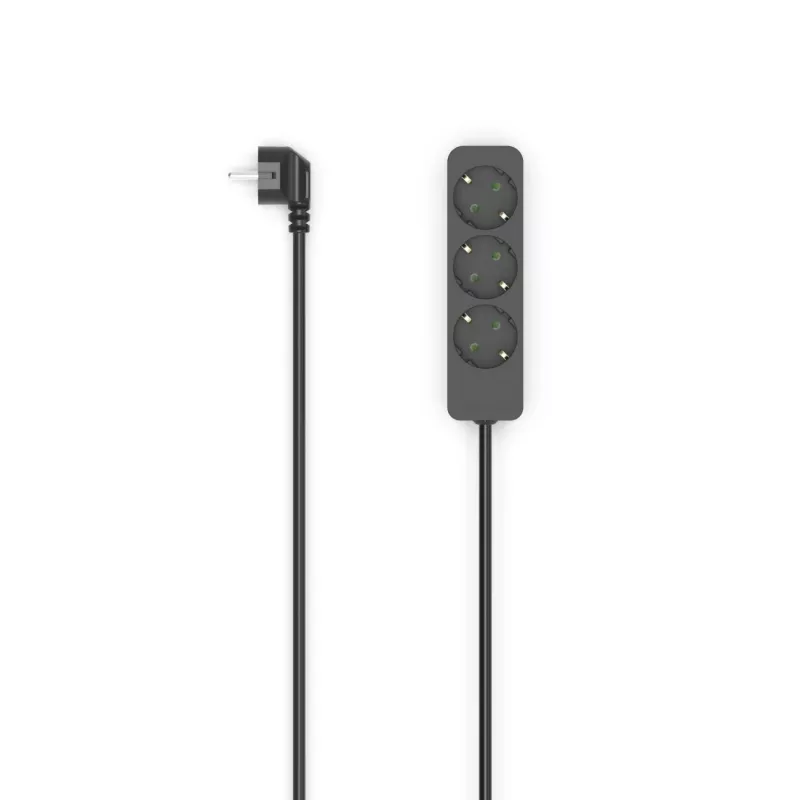 Hama 00223012 power extension 1.4 m 3 AC outlet(s) Indoor Black