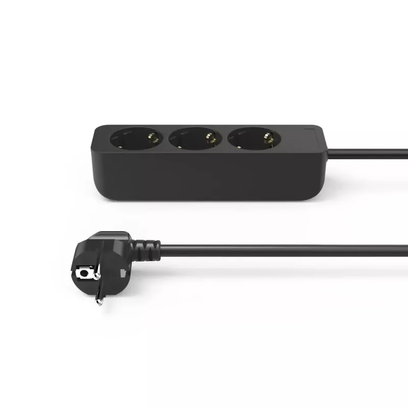 Hama 00223012 power extension 1.4 m 3 AC outlet(s) Indoor Black