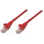 Intellinet Network Patch Cable, Cat5e, 7.5m, Red, CCA, U/UTP, PVC, RJ45, Gold Plated Contacts, Snagless, Booted, Lifetime Warranty