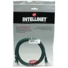 Intellinet Network Patch Cable, Cat5e, 7.5m, Green, CCA, U/UTP, PVC, RJ45, Gold Plated Contacts, Snagless, Booted, Lifetime Warranty