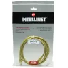 Intellinet Network Patch Cable, Cat5e, 7.5m, Yellow, CCA, U/UTP, PVC, RJ45, Gold Plated Contacts, Snagless, Booted, Lifetime Warranty