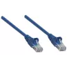 Intellinet Network Patch Cable, Cat5e, 7.5m, Blue, CCA, U/UTP, PVC, RJ45, Gold Plated Contacts, Snagless, Booted, Lifetime Warranty