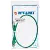 Intellinet Network Patch Cable, Cat5e, 3m, Green, CCA, SF/UTP, PVC, RJ45, Gold Plated Contacts, Snagless, Booted, Lifetime Warranty